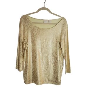 CHICOS Size 1 Blouse